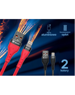 Tracer 47492 USB A - Lightning M/M 1m  Cable Red-foto6