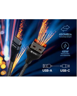 Tracer 47486 USB A - Lightning M/M 1m  Cable Red-foto6