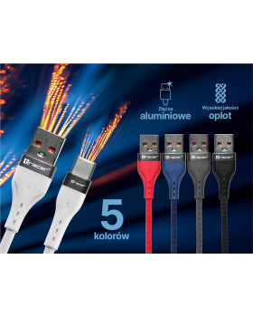 Tracer 47487 USB A - Type C M/M 1m  Cable Grey-foto6