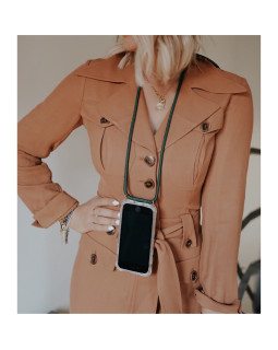 Lookabe Necklace iPhone Xr gold green loo014-foto7