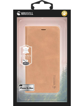 Krusell Sunne 4 Card FolioWallet Apple iPhone XS Max vintage nude-foto7