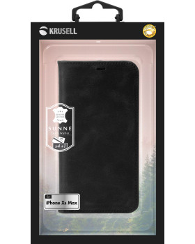 Krusell Sunne 4 Card FolioWallet Apple iPhone XS Max vintage black-foto7