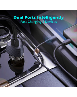 Tellur FCC10 car charger 38W, 6A (PD20W + QC3.0) black-foto7