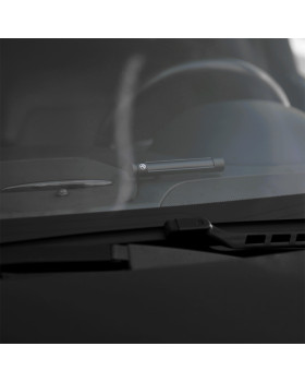 Tellur Temporary Car Parking Card For Two Phone Numbers Metallic Black-foto7