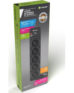 Tracer 46975 PowerGuard 1.8m Black (5 Outlets)-foto7