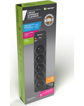 Tracer 46975 PowerGuard 1.8m Black (5 Outlets)-foto7