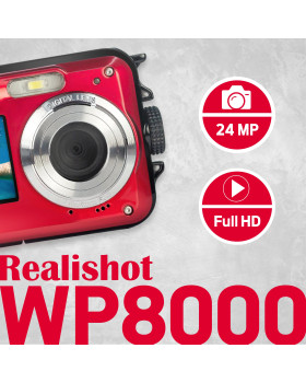 AGFA WP8000 Red + 2nd Battery + Floatable Strap-foto7