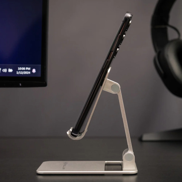 Tellur Phone Holder for desk Aluminium Silver Autohoidikud