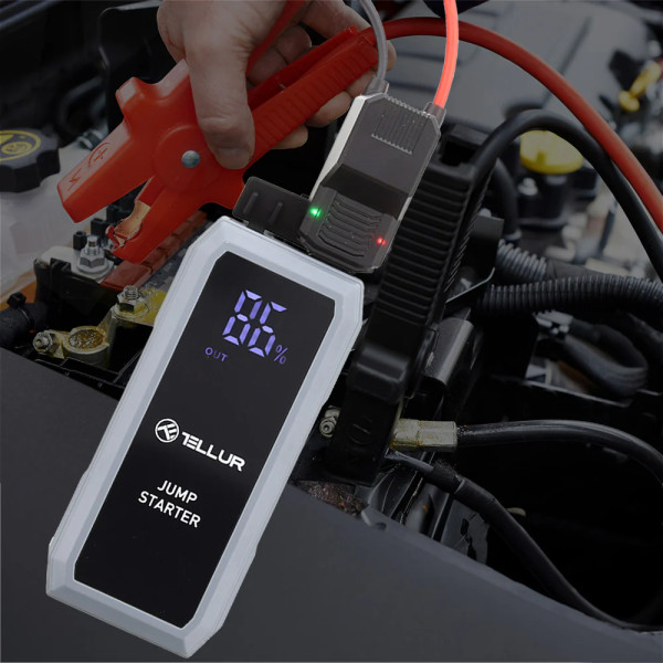 Tellur Portable Car Jump Starter, 1500A, Power Bank, 16800mAh, LED Light Autohoidikud