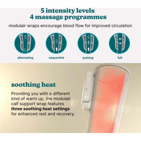 Homedics SR-CMXCE10HBND  Modulair Compression System Calf Wrap + Controller