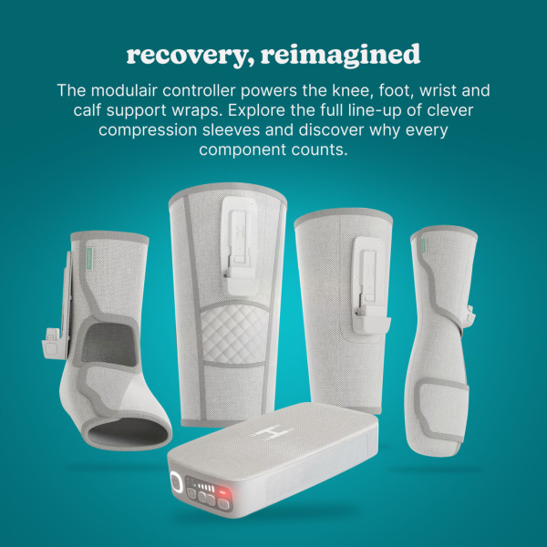 Homedics SR-CMXK10HBND Modulair Compression System Knee Wrap + Controller