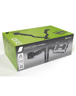 Tracer 47660 Double Armflex (max 32 max 18kg) Mount For Two Monitors-foto7
