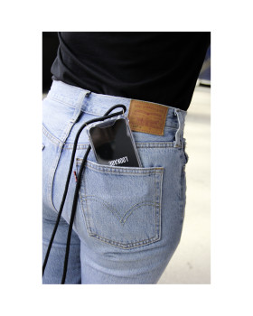 Lookabe Necklace iPhone Xr gold black loo004-foto8