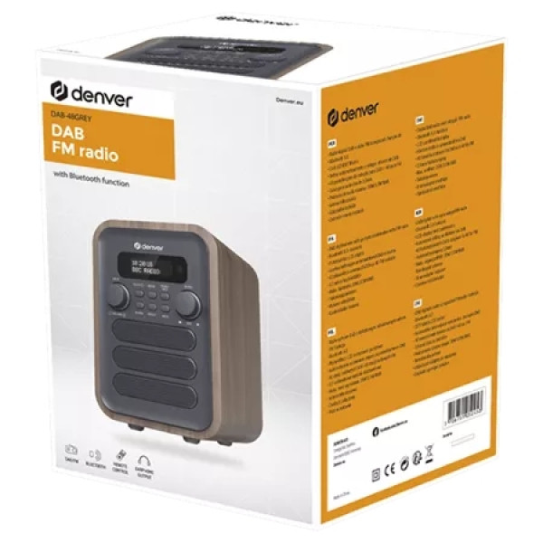 Denver DAB-48 Grey Raadiod, kellraadiod ja raadiomakid