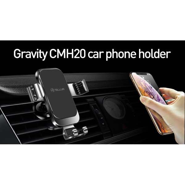 Tellur Gravity CMH20 car phone holder black Autohoidikud