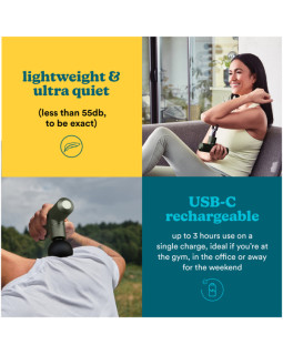 Homedics HHP-65GN MYTI Mini Massage Gun Evergreen-foto8