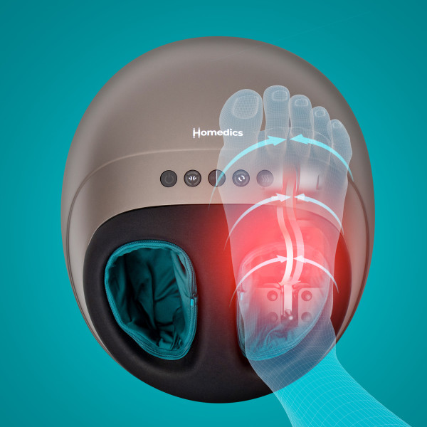 Homedics FMS-350HGY-EU Shiatsu Air Foot Massager