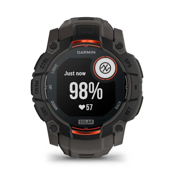 Garmin Instinct 3 50mm Solar Black Charcoal (010-02935-00)
