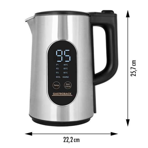 Gastroback 42446 Wasserkocher Cool Touch Express Digital 3000W Gastroback 42446 Wasserkocher Cool Touch Express Digital 3000W