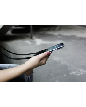 Lookabe Necklace iPhone Xr gold black loo004-foto9