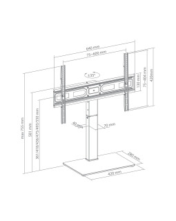 Sbox FS-306 LED TV Floor Mount (37-75-foto9