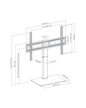 Sbox FS-306 LED TV Floor Mount (37-75-foto9