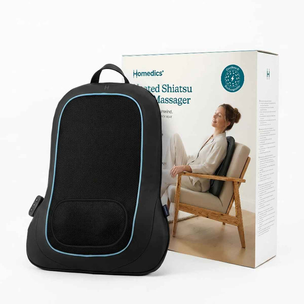 Homedics SBM-150H-WW Heated Shiatsu Back Massager Homedics SBM-150H-WW Heated Shiatsu Back Massager