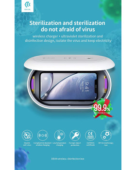 Devia Wireless Charging Disinfection box white-foto10