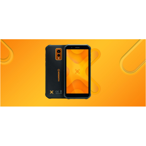 MyPhone Hammer Energy X Dual black/orange Mobiiltelefonid