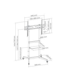 Sbox FS-403 LED TV Floor Mount-foto10