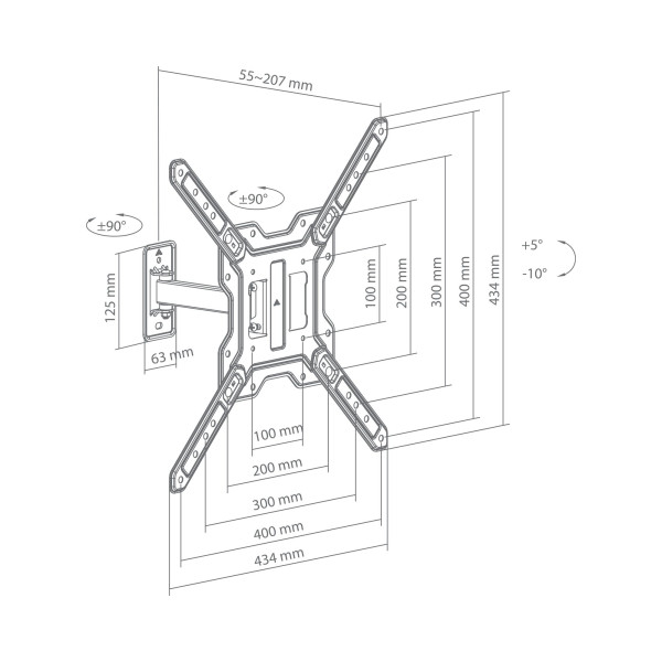 Sbox LCD-441-2 (23-55/30kg/400x400) Sbox LCD-441-2 (23-55/30kg/400x400)